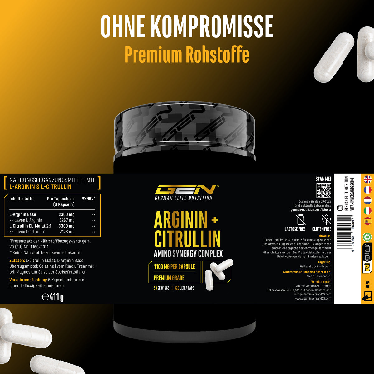 L-Arginine + L-Citrulline