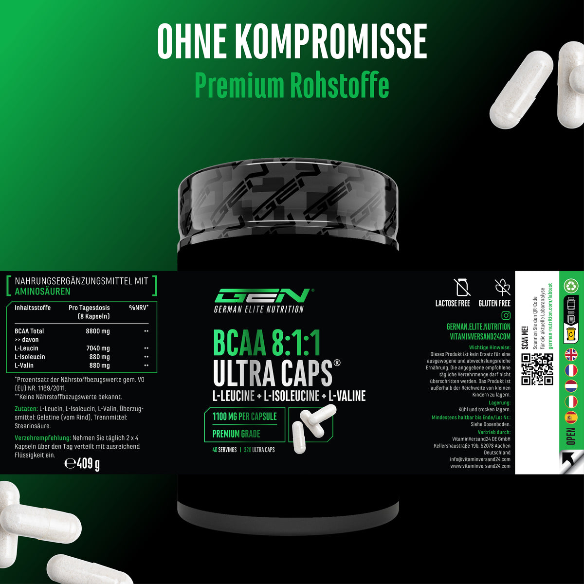BCAA Ultra 8:1:1