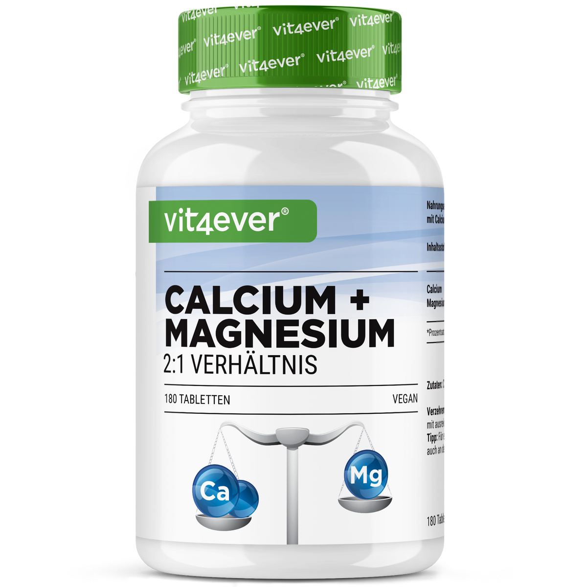 Calcium + Magnesium - 2:1 ratio