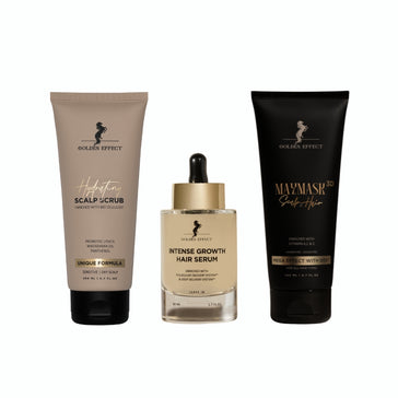 Golden Effect Serum + Mask + Scrub (trockene Kopfhaut) Golden Effect Serum + Mask + Scrub (trockene Kopfhaut)