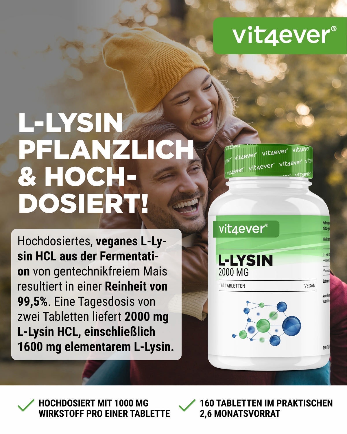 L-Lysin 1000 mg hochdosiert