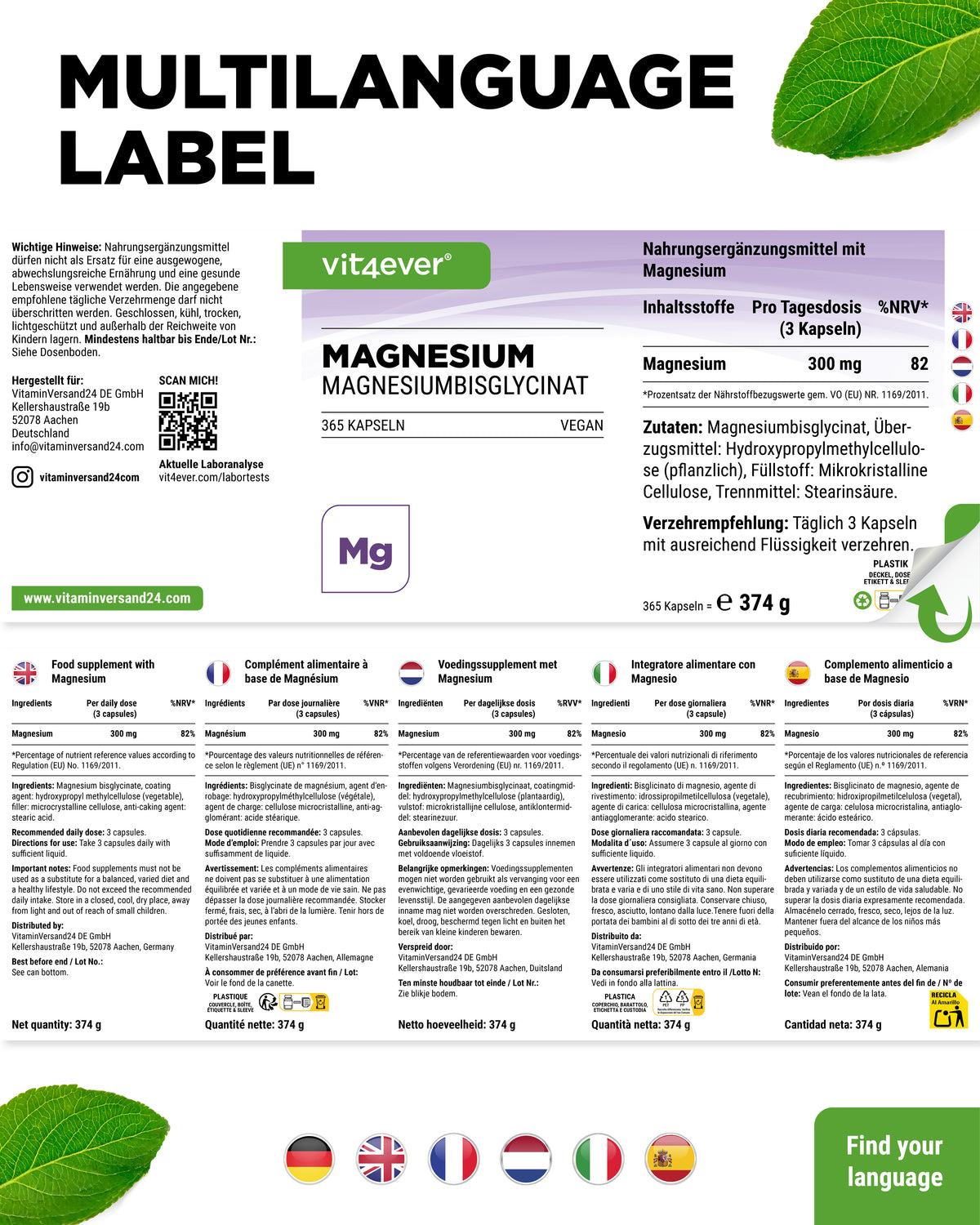 Pure Magnesium Bisglycinate