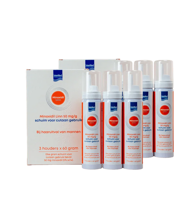 Linn Pharma Minoxidil 5% Schaum 6-Pack (6x60 gr)