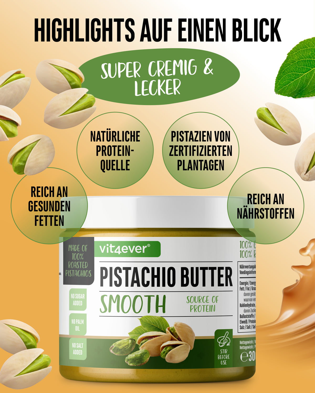 Pistachios - Cream - Pistachio