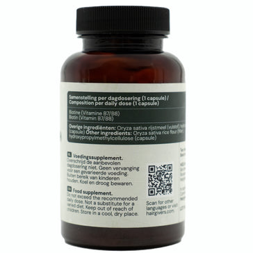 Hairgivers Biotin Supplement 1000 mcg | 60 Kapseln (Vitamin B7) Hairgivers Biotin Supplement 1000 mcg | 60 Kapseln (Vitamin B7)