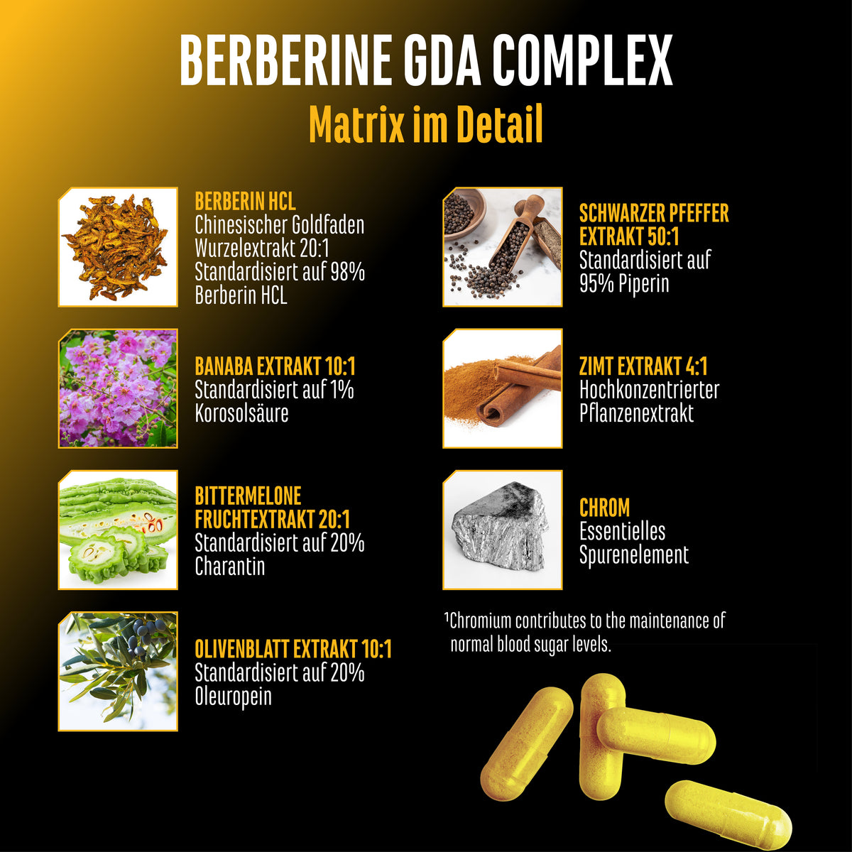 Berbérine GDA Complex