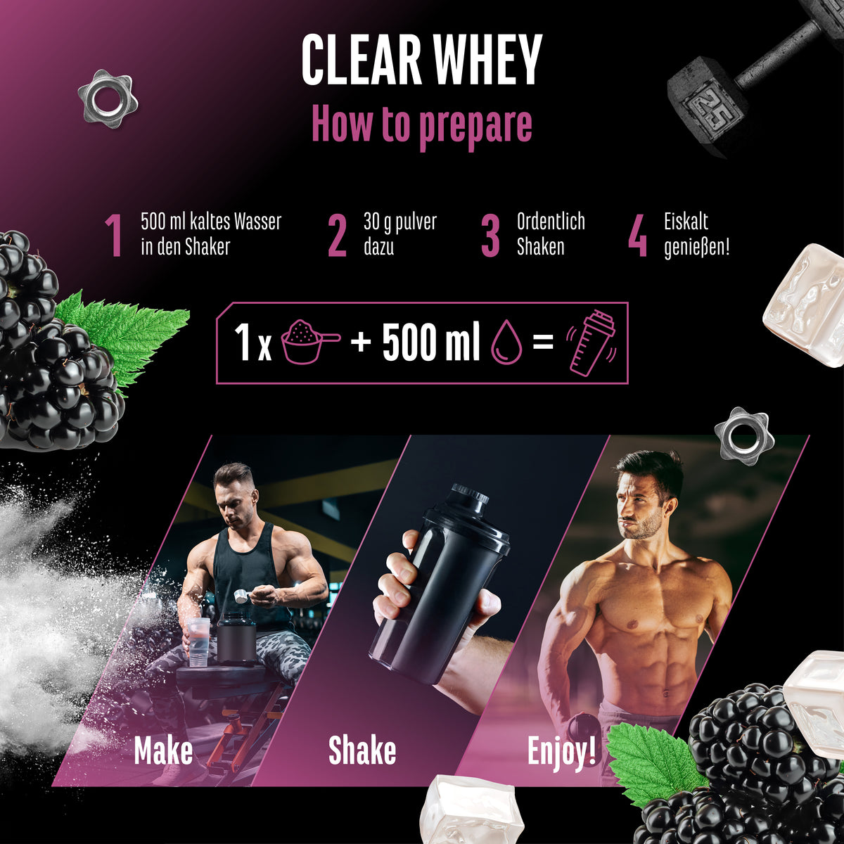 Clear Whey Protein - Fresh Apricot, 900 g