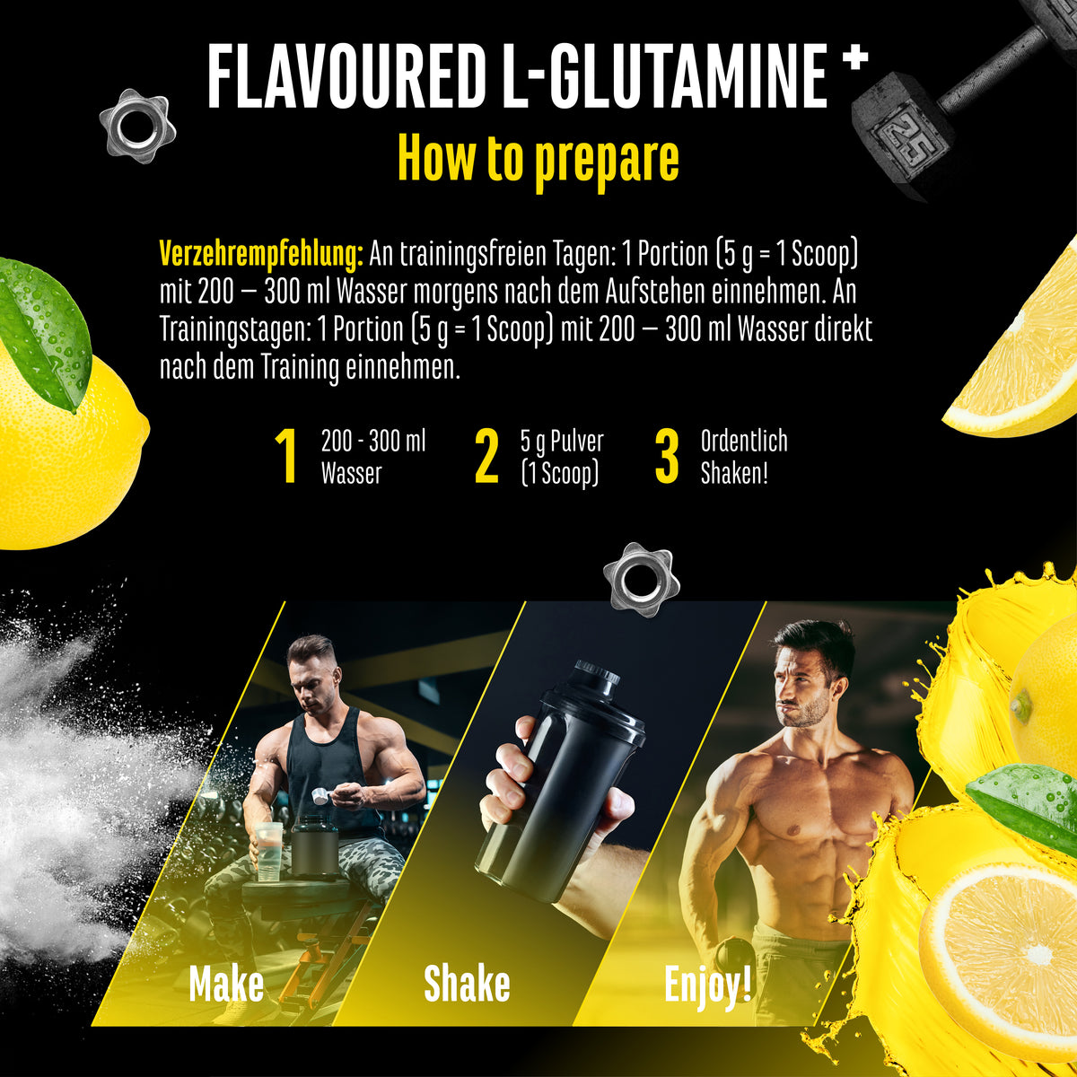 L-Glutamine Powder Flavored