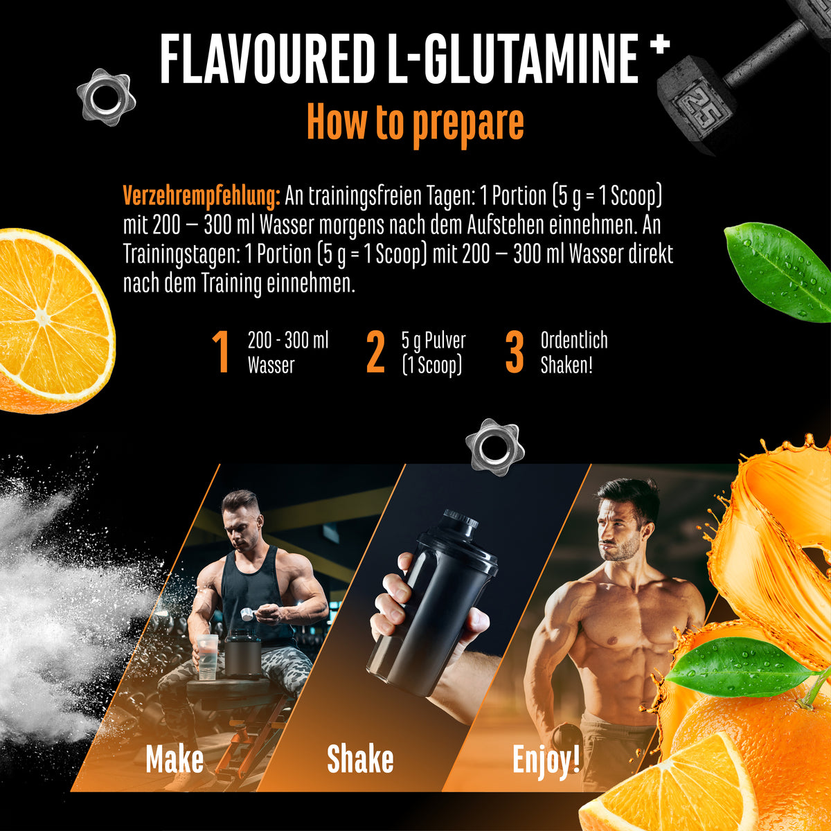 L-Glutamine Powder Flavored