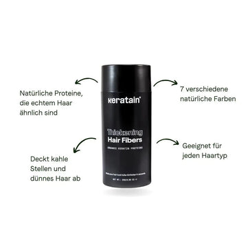 Keratain Streuhaar (25 gr) Keratain Streuhaar (25 gr) - Hairgivers