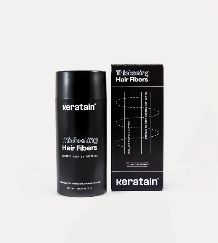 Keratain Streuhaar - Mittlelbraun (25 gr) - Hairgivers