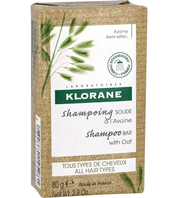 Klorane Shampoo Bar Hafer - normales Haar (80 gr) - Hairgivers