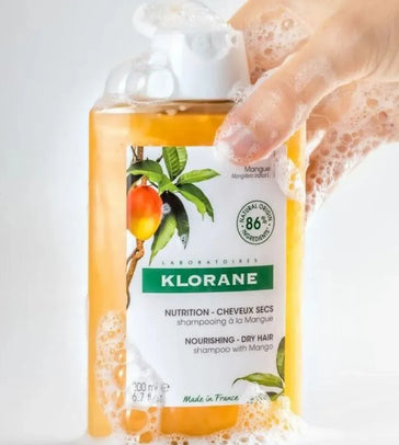 Klorane Shampoo für trockenes Haar Mango (400 ml) Klorane Shampoo für trockenes Haar Mango (400 ml) - Hairgivers