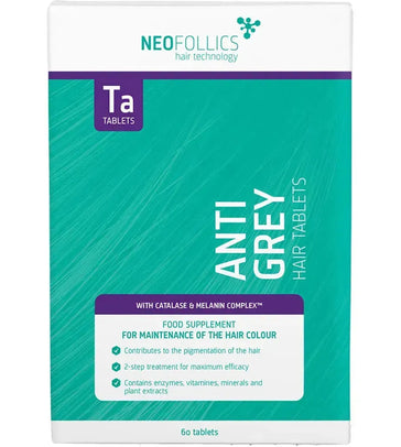 Neofollics Anti-Grau Shampoo + Serum + Tabletten Neofollics Anti-Grau Behandlung - Hairgivers