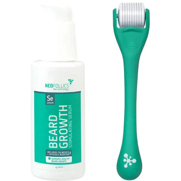 Neofollics Bartserum + Roller Neofollics Bartwuchs-Set - Hairgivers