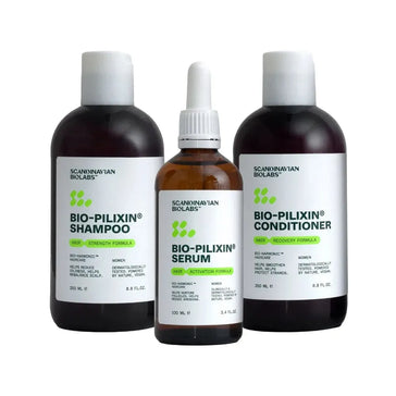 Scandinavian Biolabs Shampoo + Conditioner + Serum (Frau) Scandinavian Biolabs Haarwuchsbehandlung (Frau) - Hairgivers