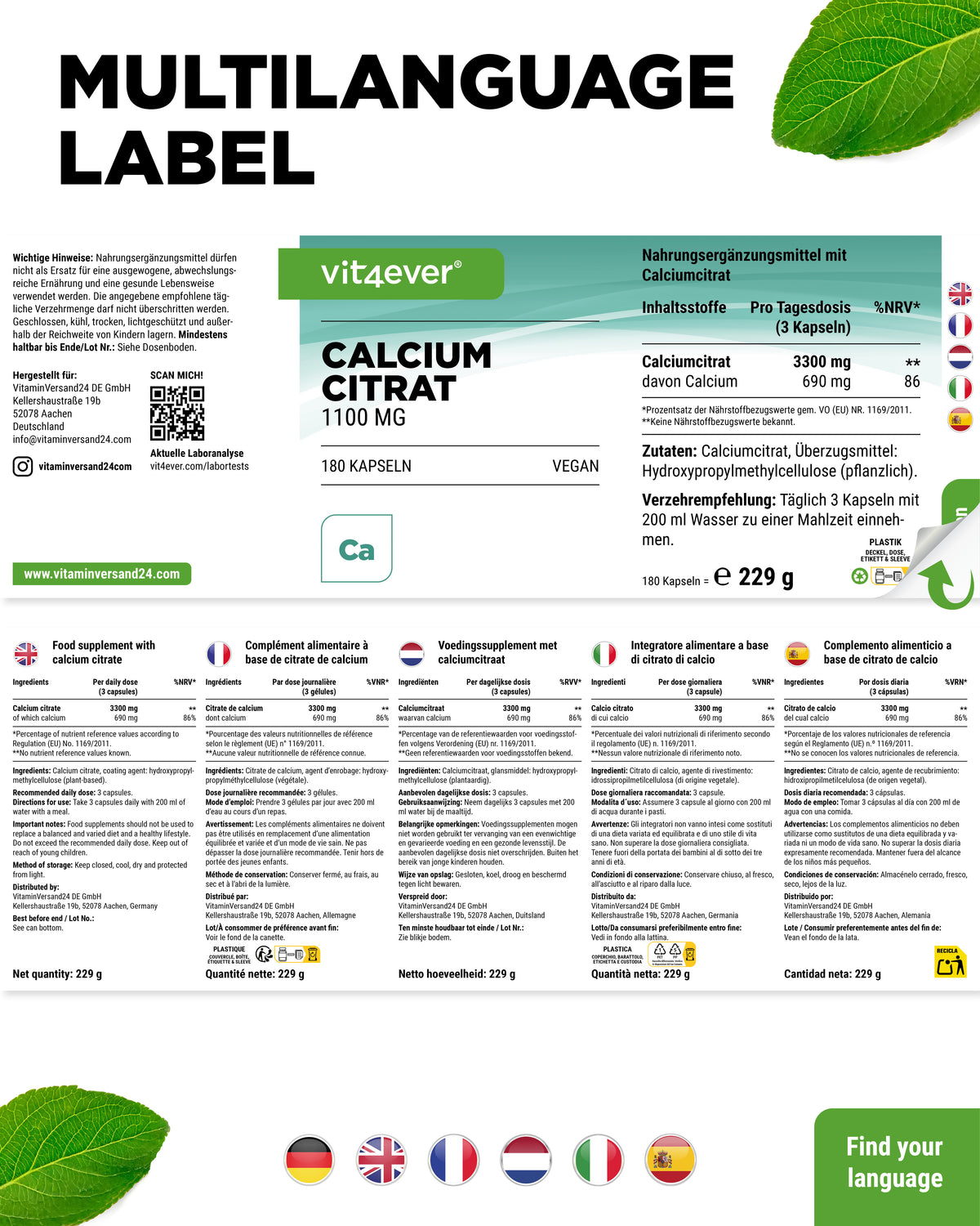 Calcium Citrate Capsules