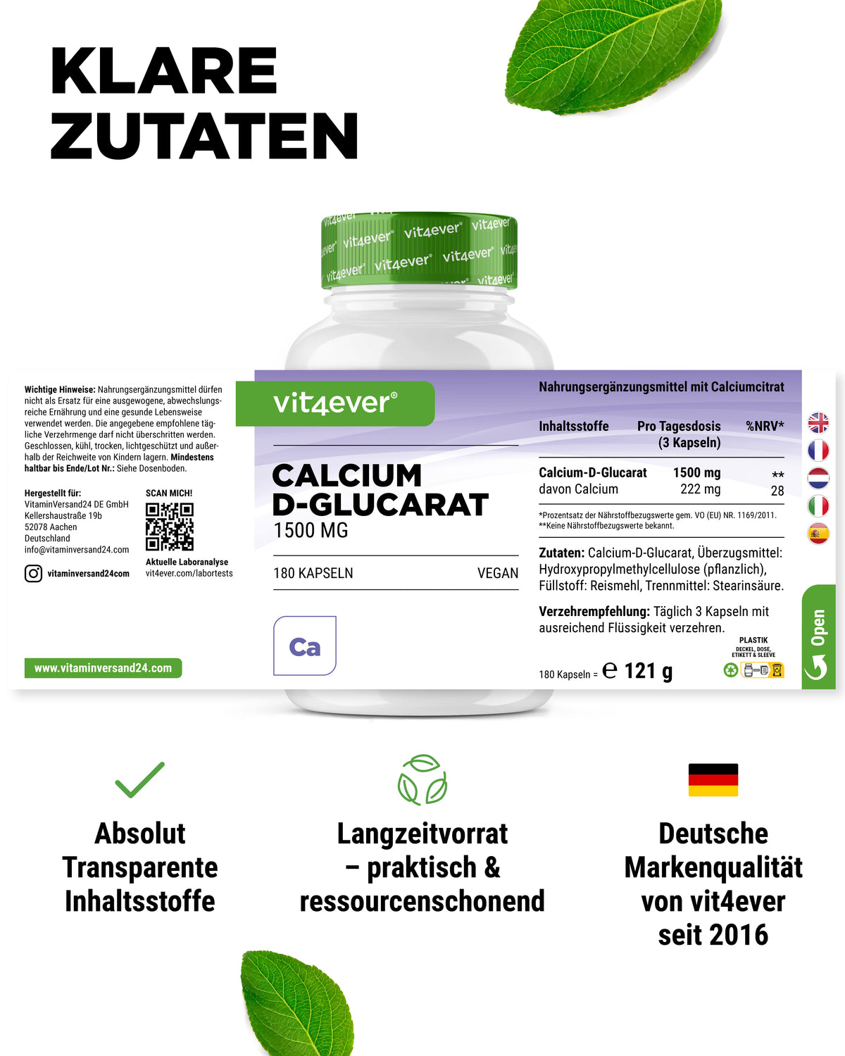 Calcium D-Glucarat Kapseln