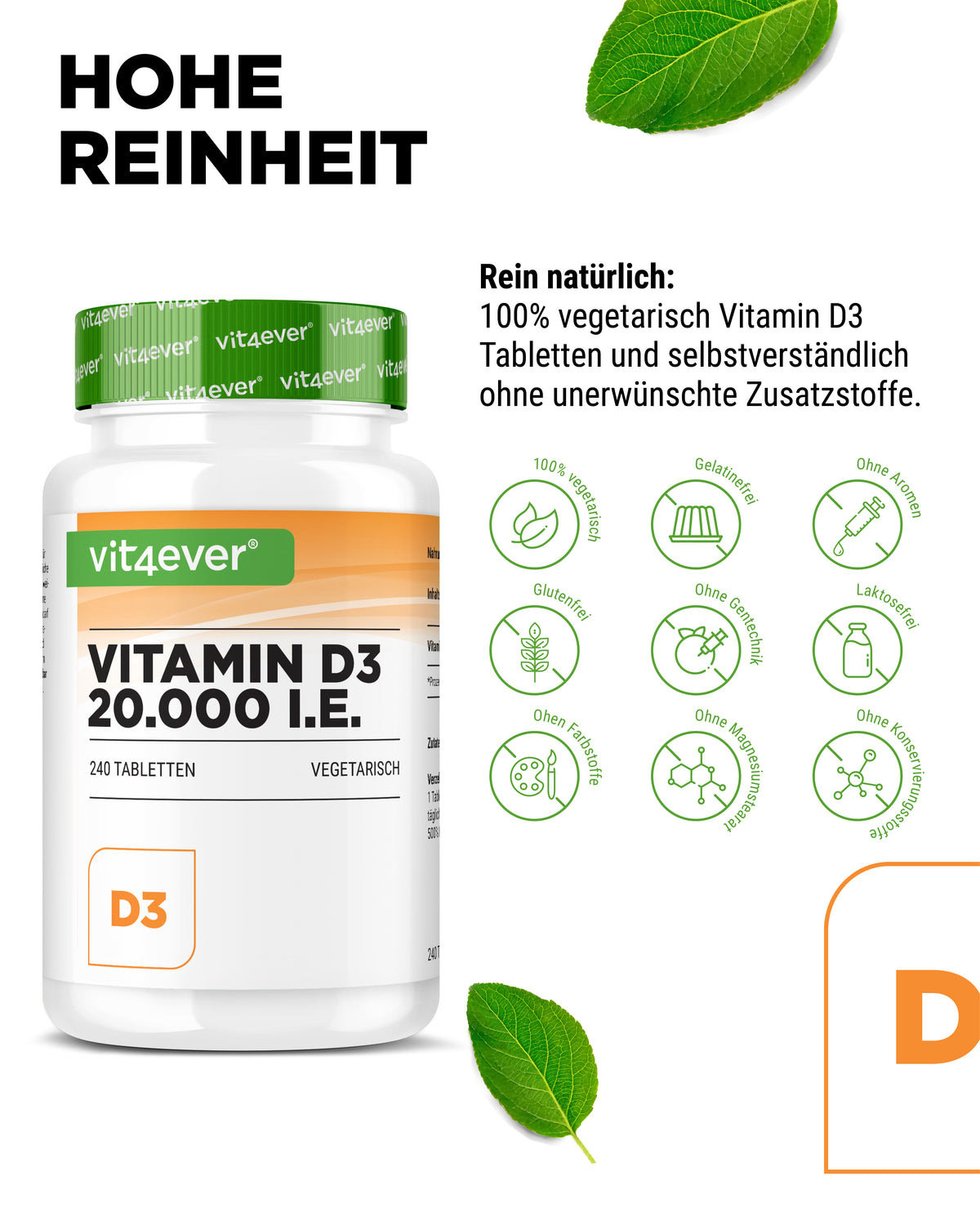 Vitamin D3 Depot 20,000 IU
