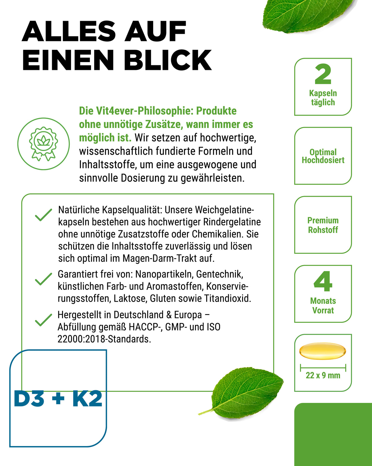 Omega 3 + D3 + K2 Complex