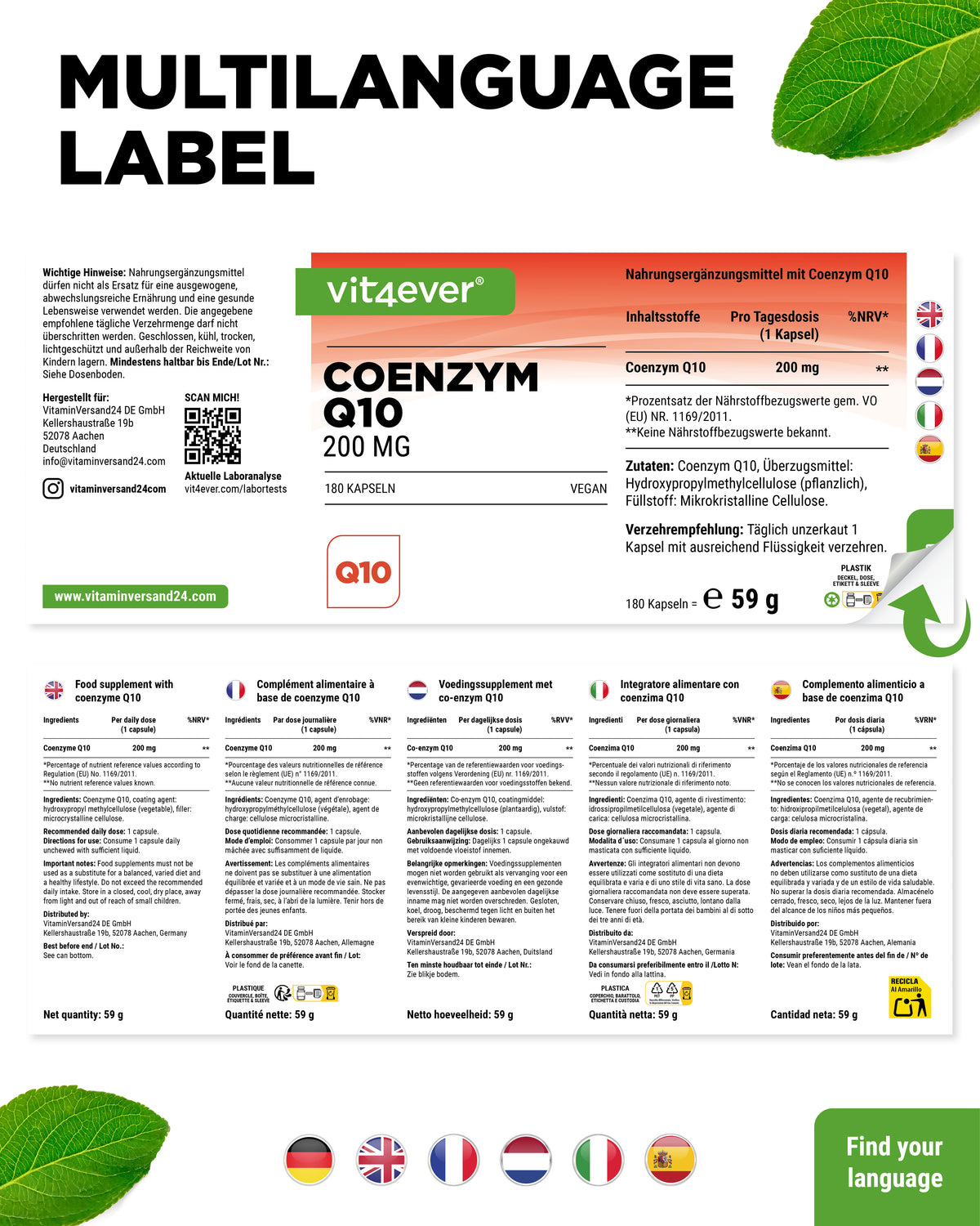 Coenzym Q10 - 200 mg