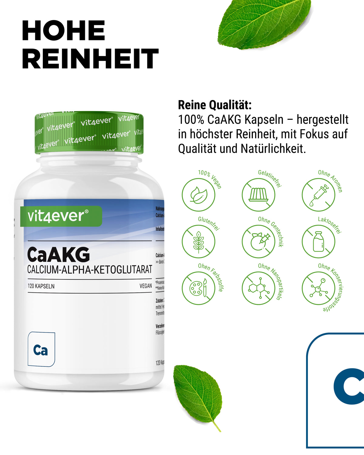 CaAKG - Alpha-cétoglutarate de calcium