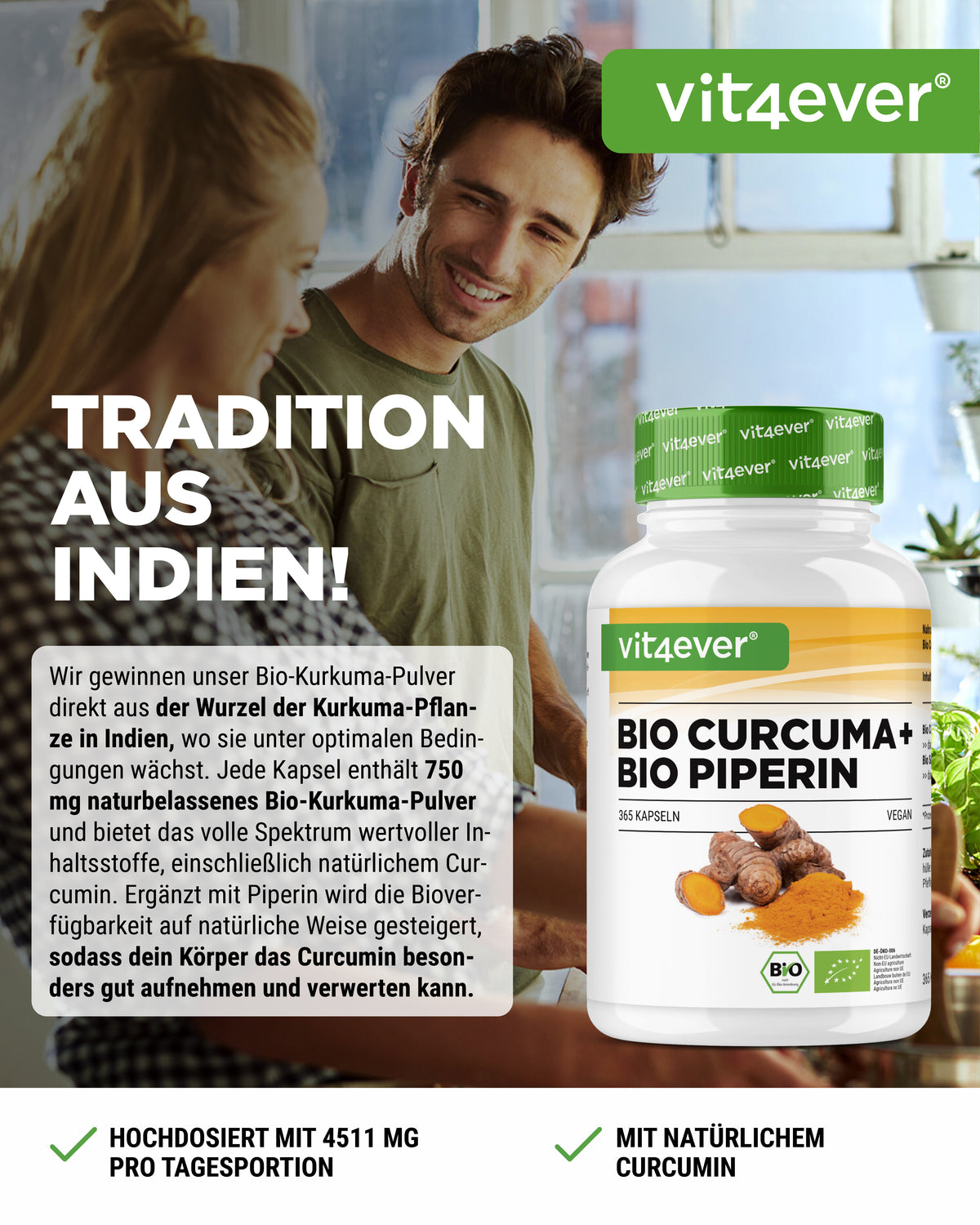 Curcuma Bio + Piperina Bio