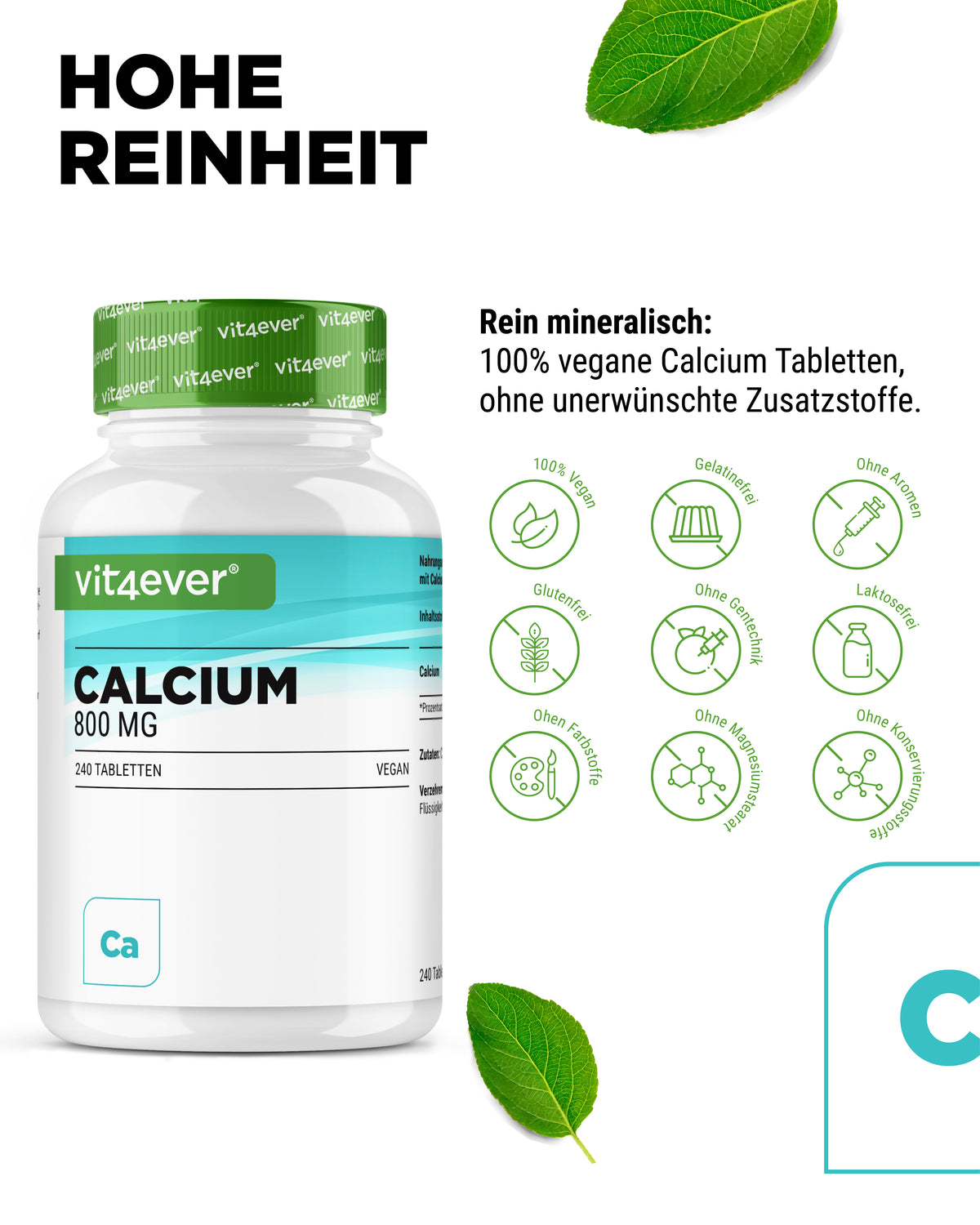 Calcium - 400 mg