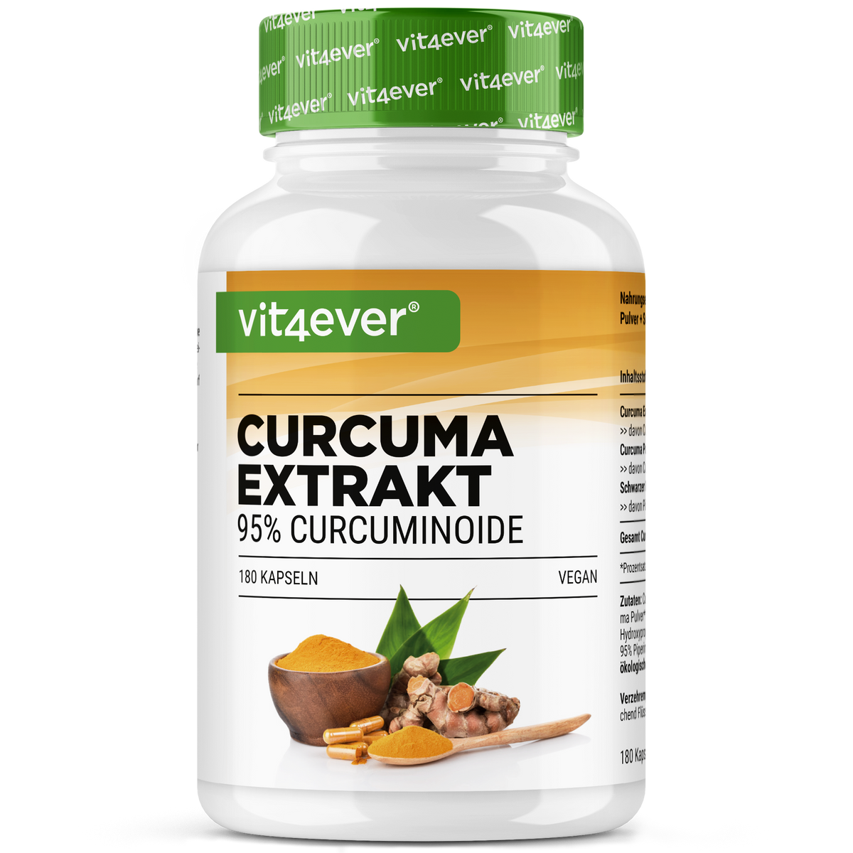 Curcuma Extrakt Intenso - 180 Kapseln