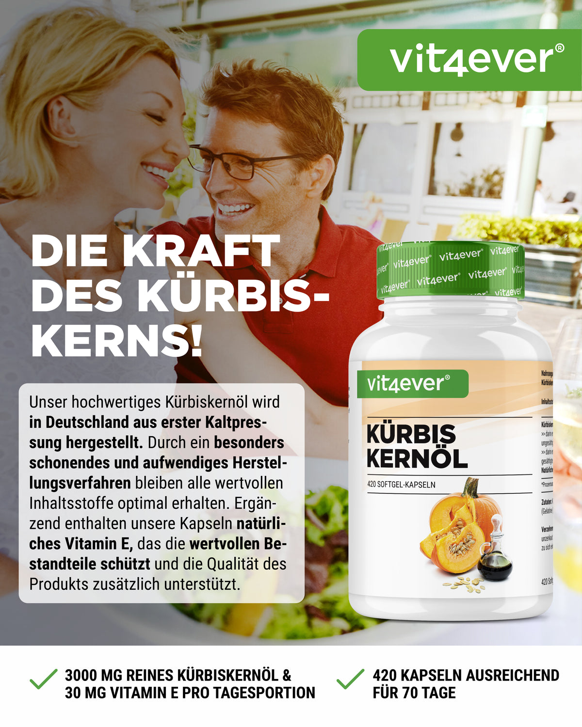 Kürbiskernöl Kapseln