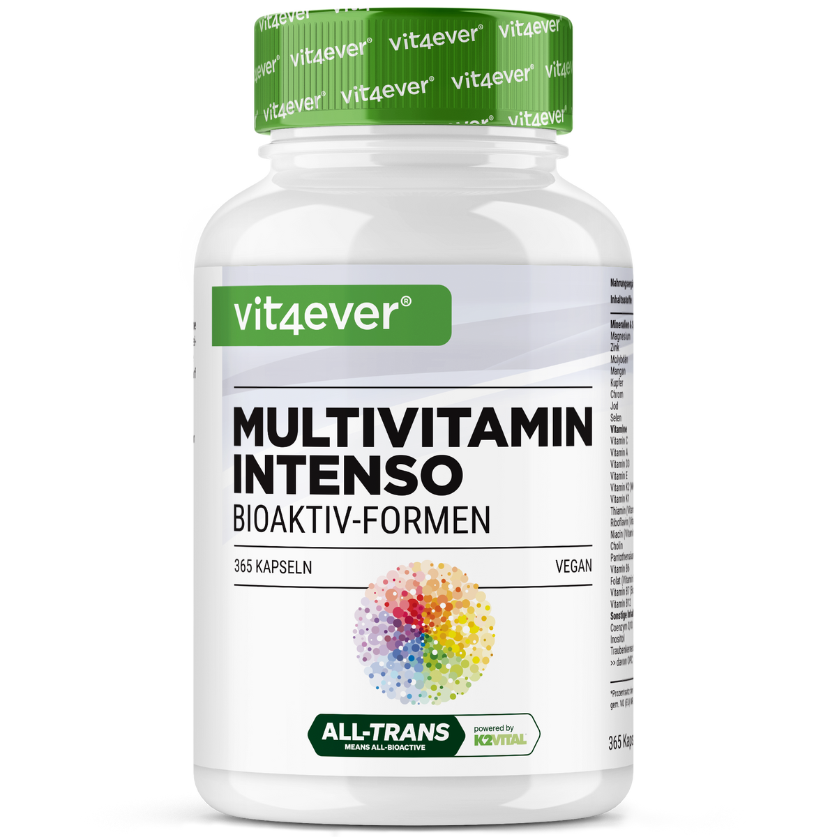 Multivitamine Premium Intenso - 365 gélules