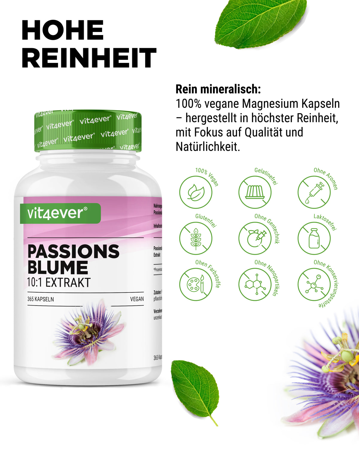 Passion Flower Extract - 365 Capsules