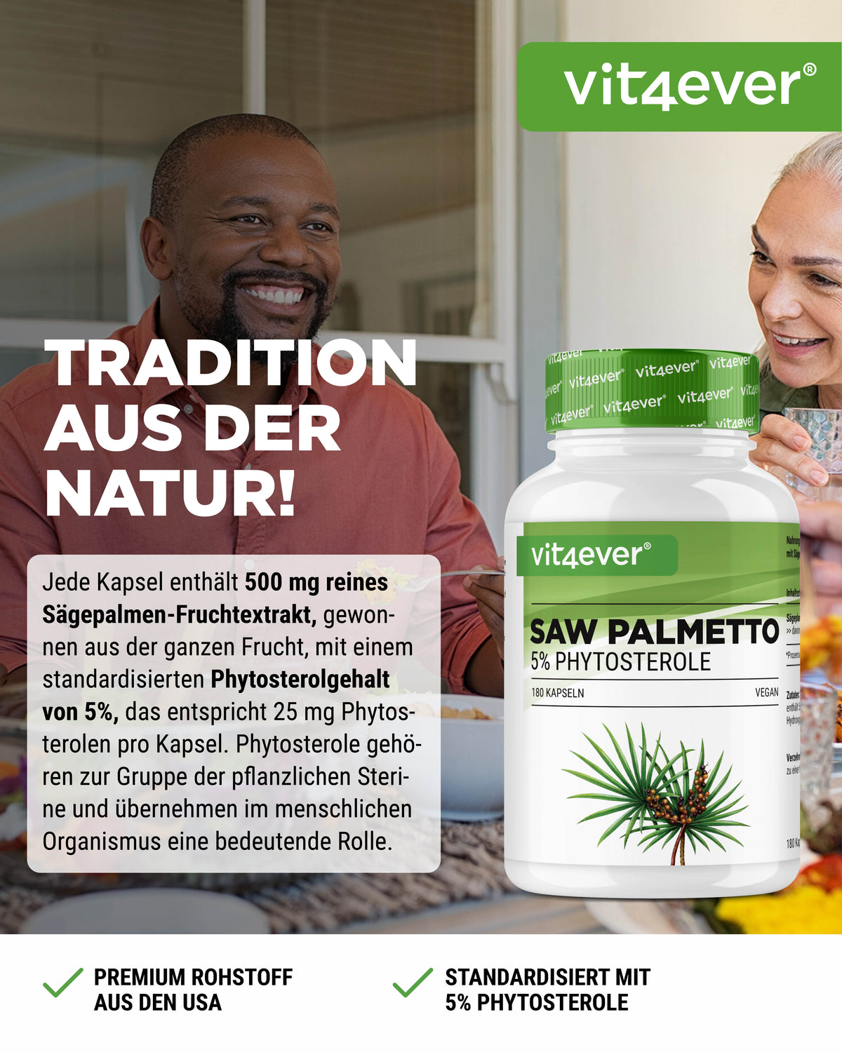 Saw Palmetto Extract - 500 mg