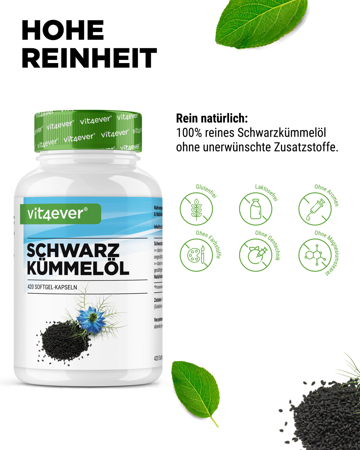 Zwarte Komijnzaadolie - 500 mg