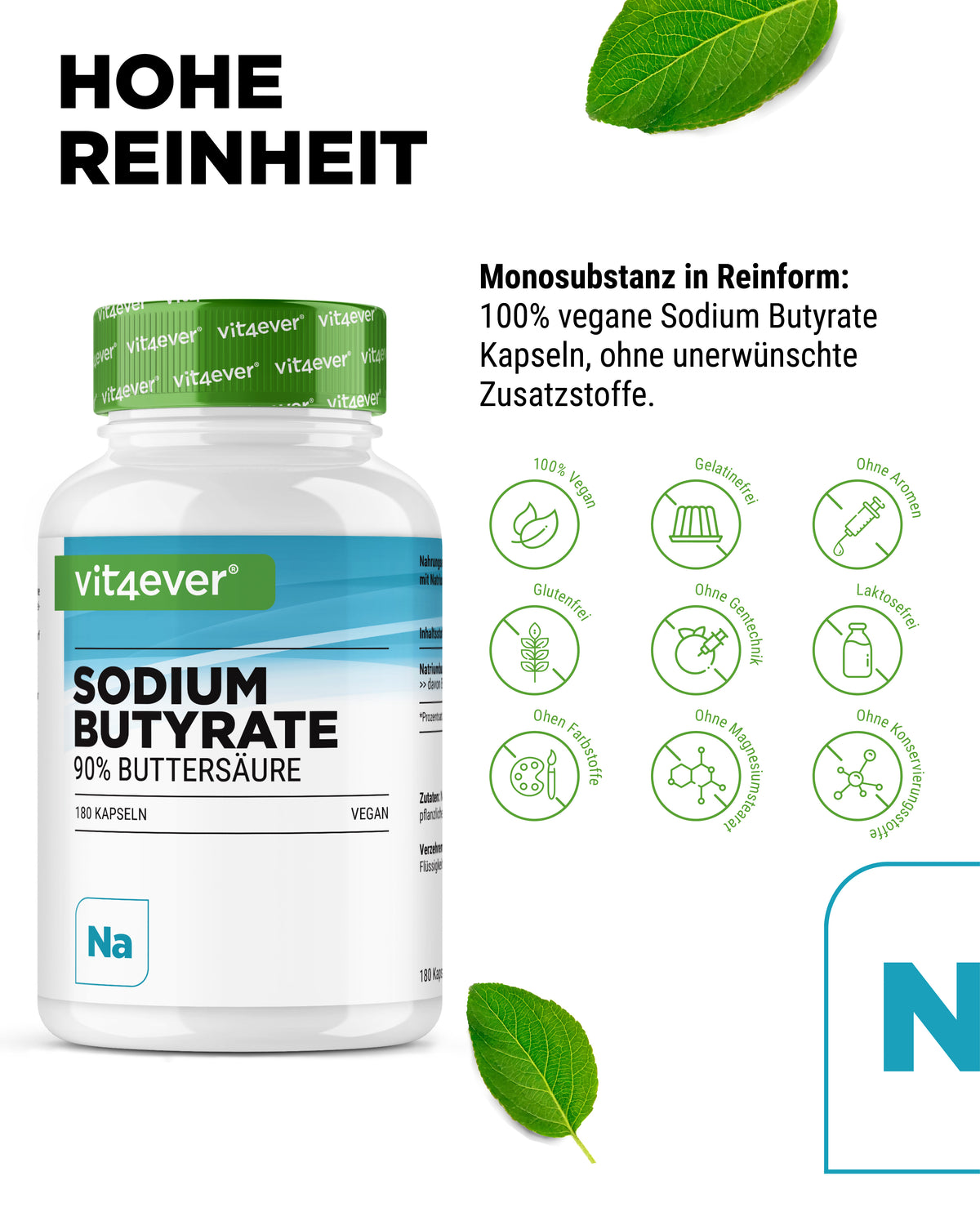 Butyrate de sodium - 600 mg