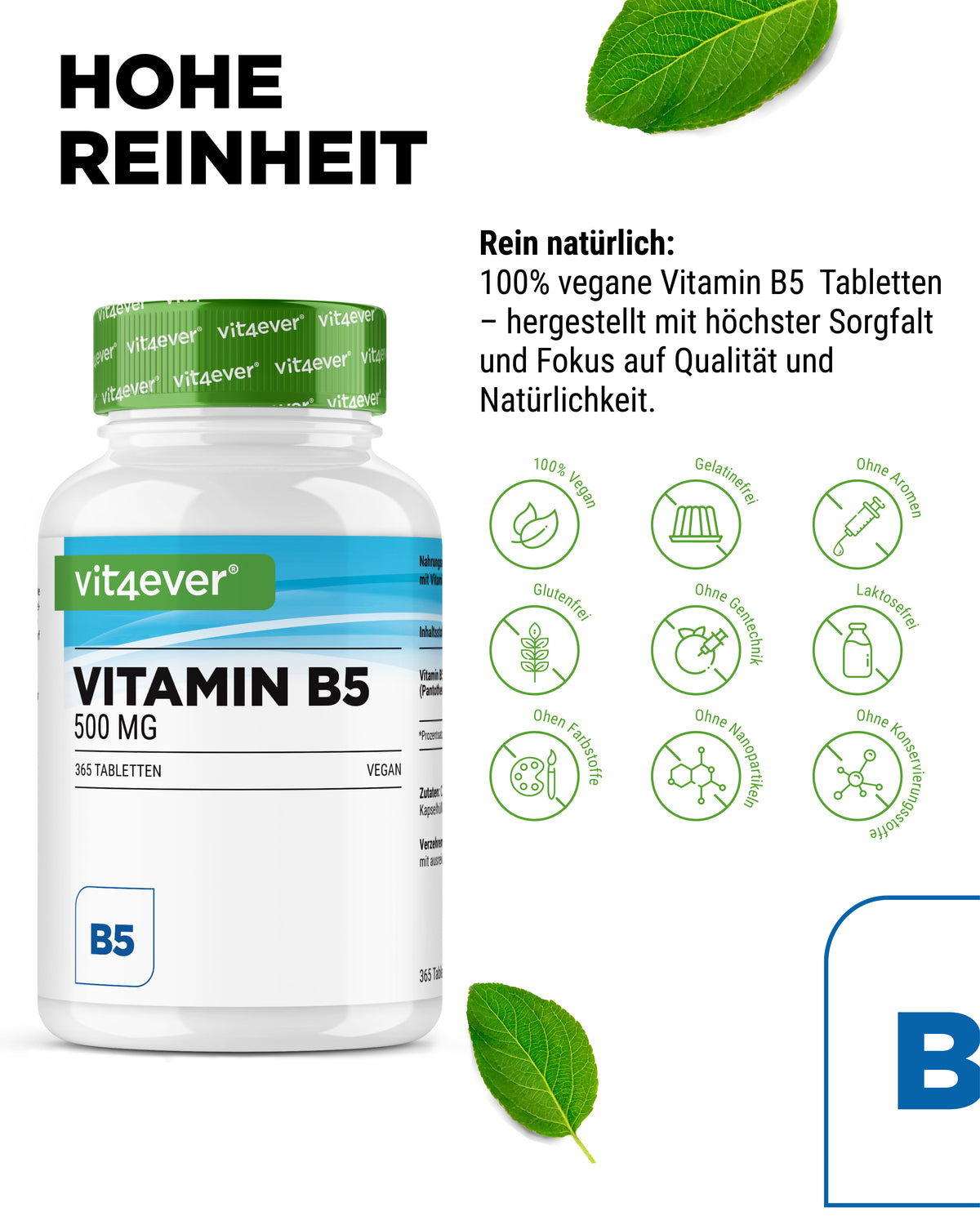 Witamina B5 - 500 mg