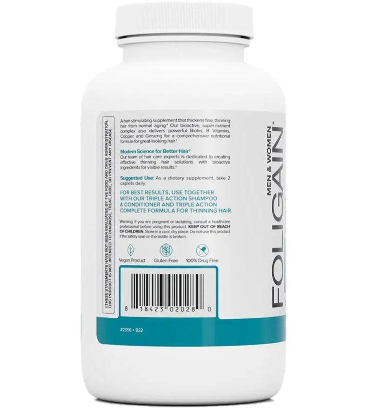 Foligain Haarwuchs-Kapseln (120 Kapseln) - Hairgivers