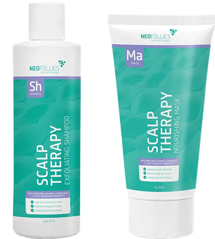 Neofollics Peeling Shampoo + Pflegende Maske Kombi-Packung - Hairgivers