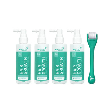 4x Neofollics Haarwachstums-Serum+ kostenloser Scalp Roller - Hairgivers