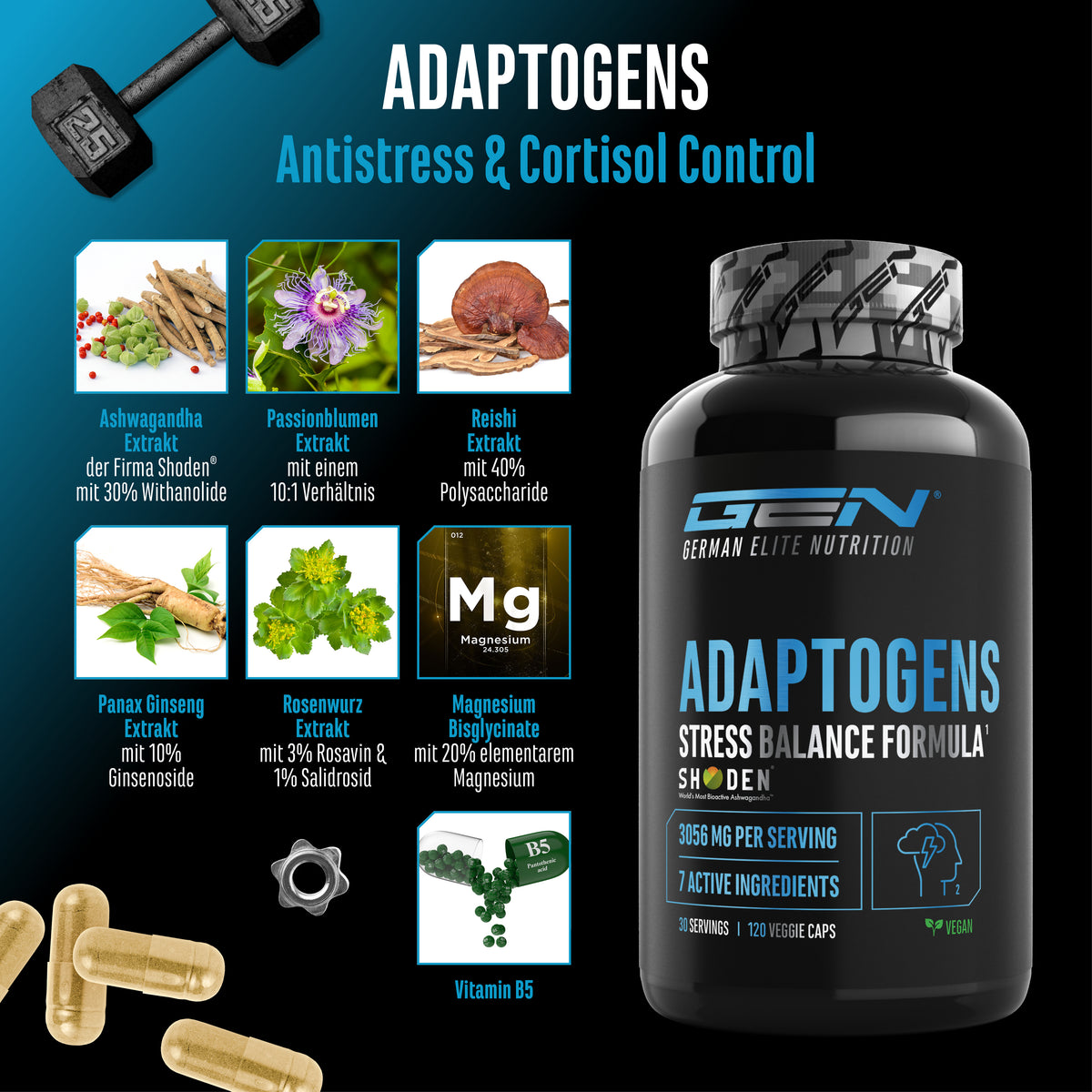 Adaptogènes - Anti-stress & Contrôle du Cortisol