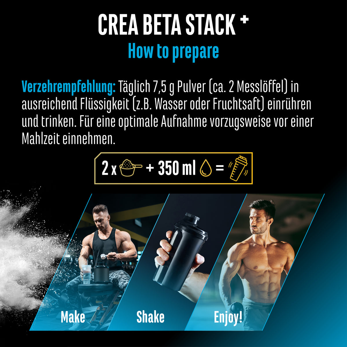 Créatine Bêta-alanine Stack