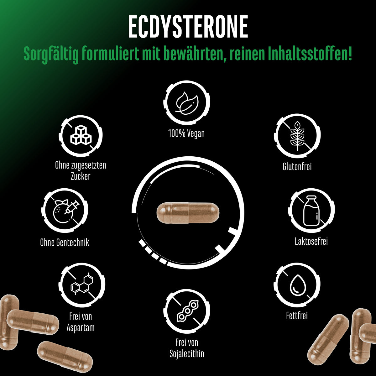 Ecdisterone - 450 mg, 60 capsule
