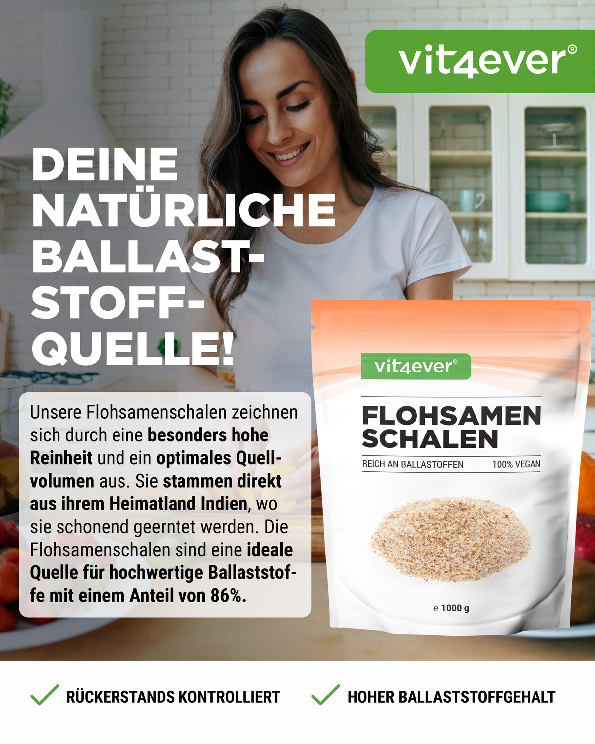 Psyllium Husks - 99% Purity
