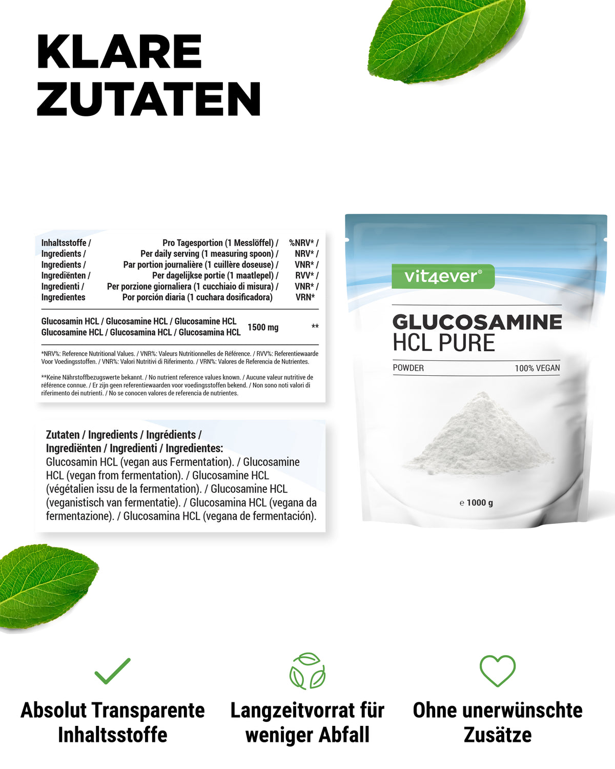 Glucosamina HCl Pura