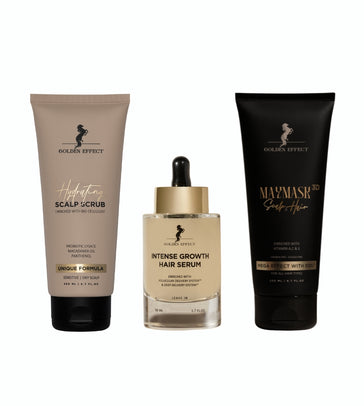 Golden Effect Serum + Mask + Scrub (trockene Kopfhaut) Golden Effect Serum + Mask + Scrub (trockene Kopfhaut)