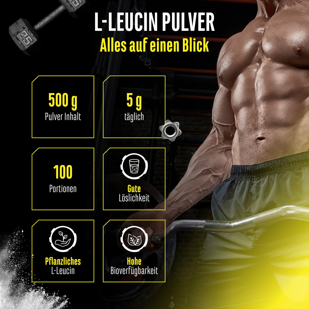 L-Leucin Pulver
