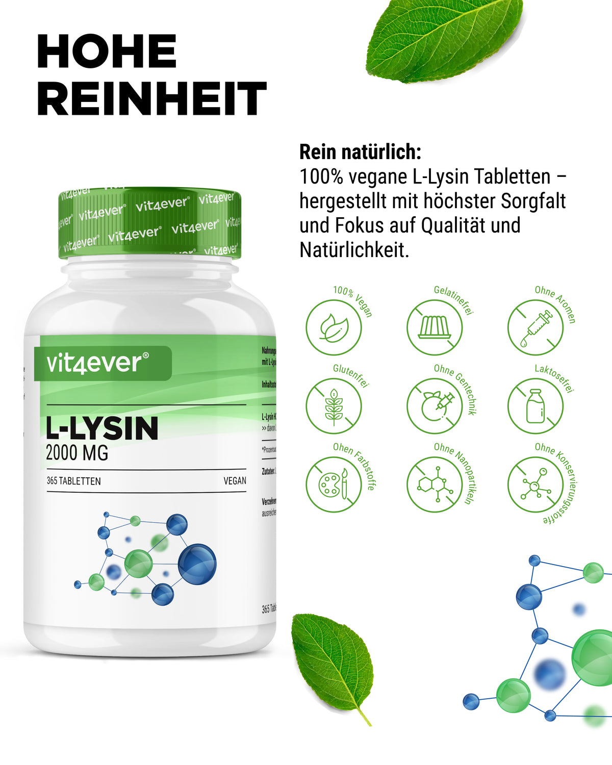 L-Lysin 1000 mg hochdosiert