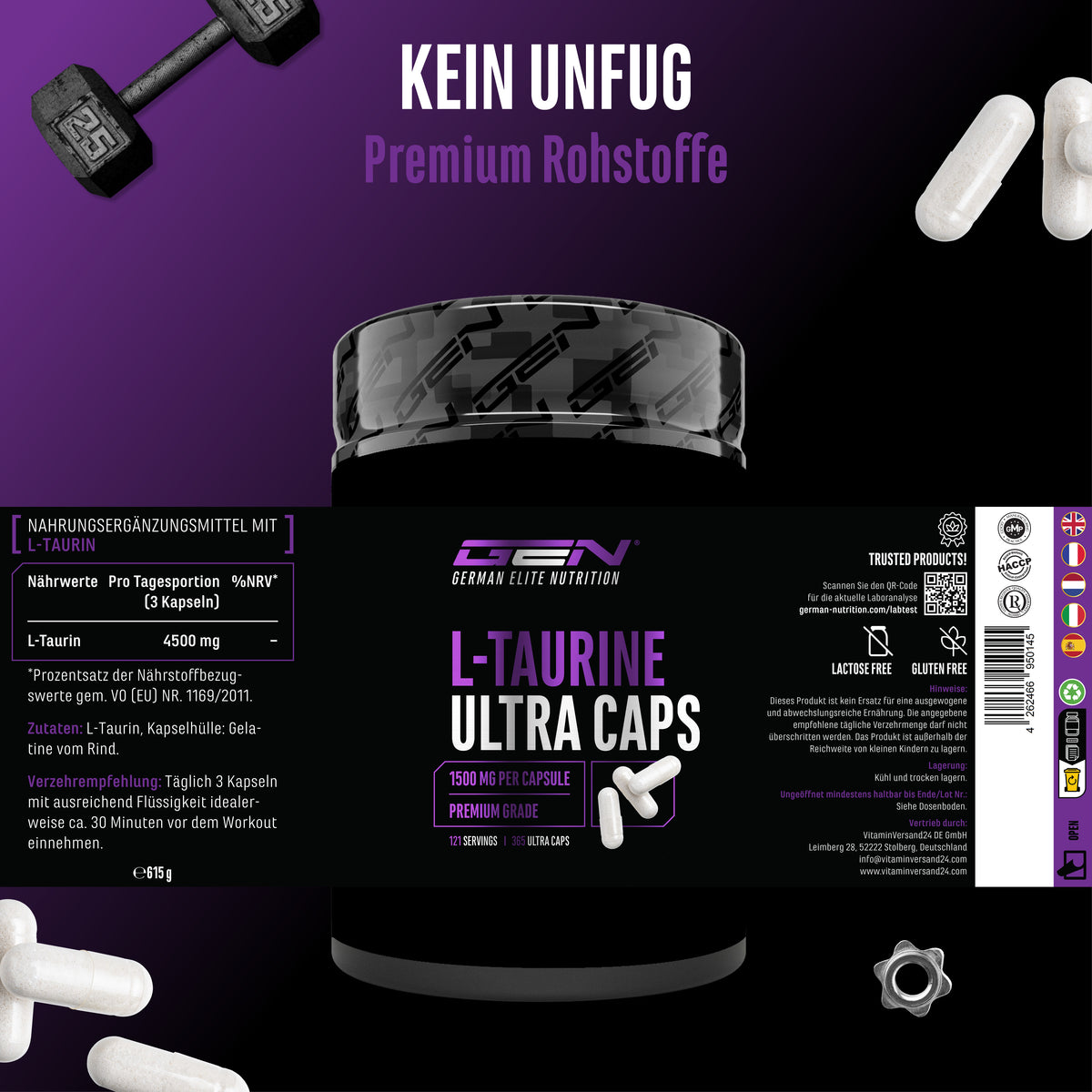 L-Tauryna Ultra Caps