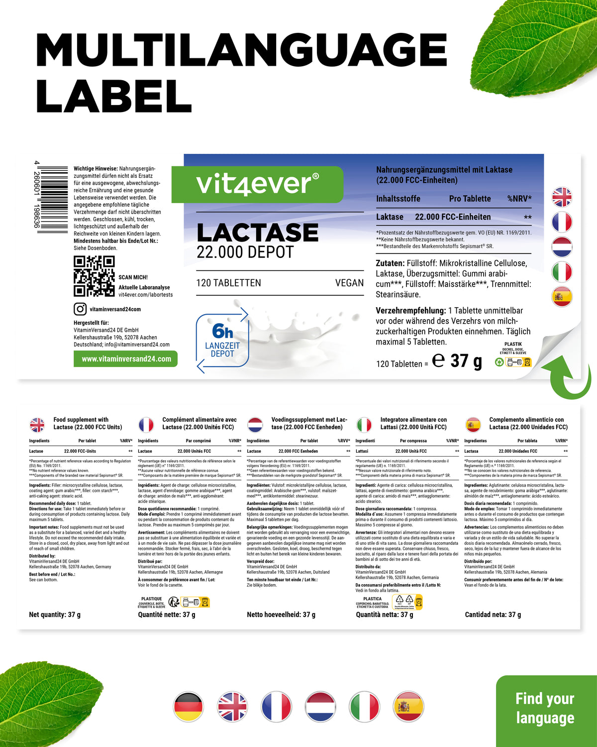 Lactase Depot 22.000