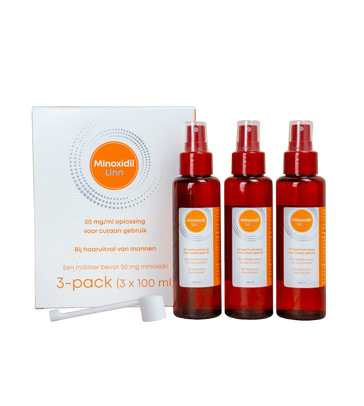Linn Pharma Minoxidil 5% Haarserum 3-Pack (3x100 ml) Linn Pharma Minoxidil 5% Haarserum 3-Pack (3x100 ml)